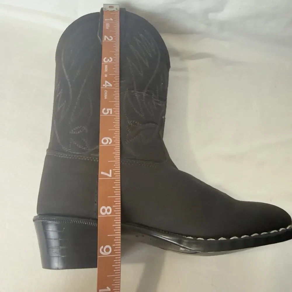 Old West Kids Black Western Boots Size 10.5 Unisex’s - Picture 12 of 12